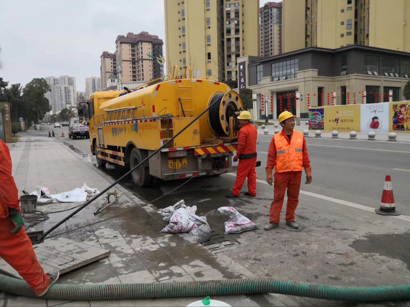 特克斯排污管道清淤-管道清洗