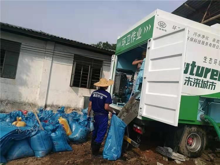 特克斯工业污泥压干处理